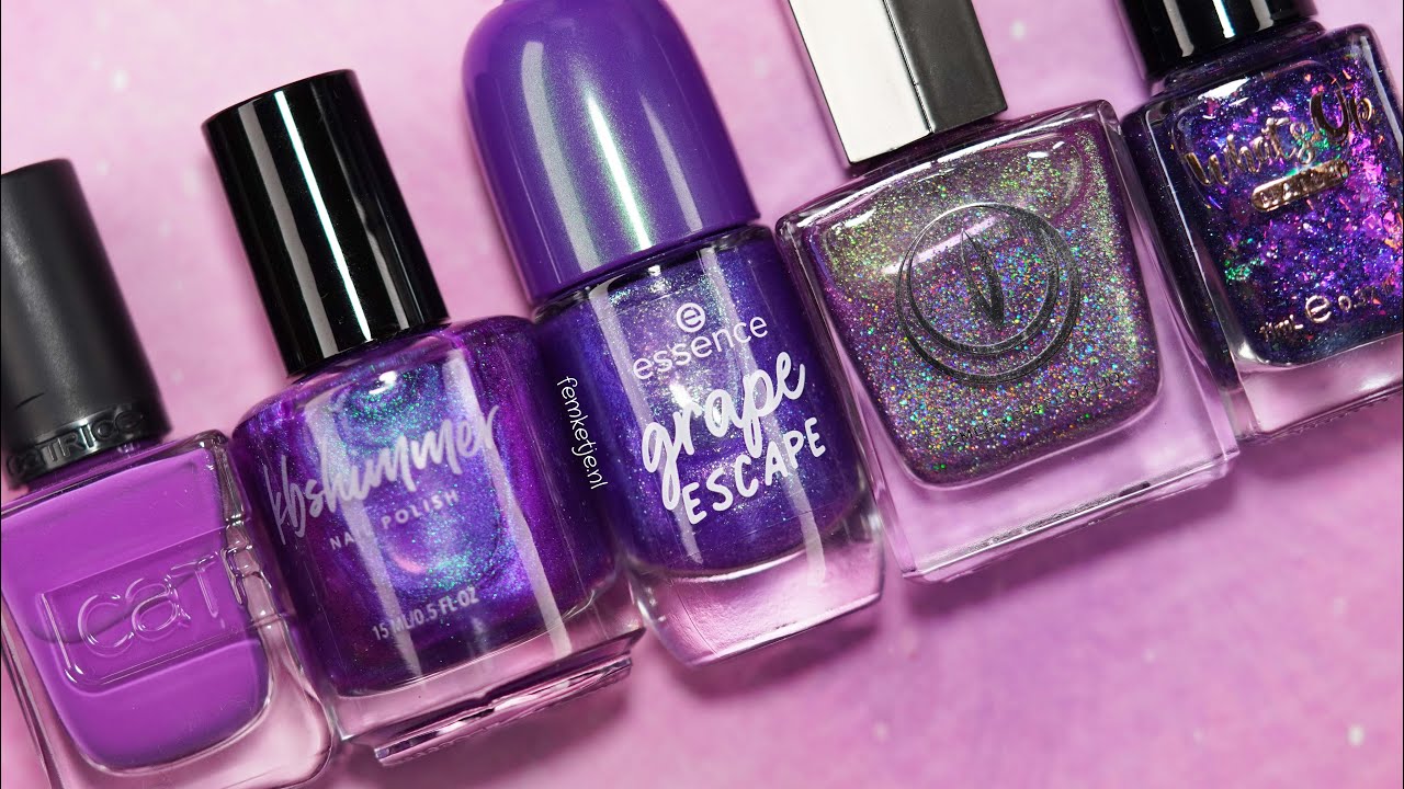 Лак для ногтей, который делает меня счастливой 💅 (уникальные осенние оттенки фиолетового) - femke...