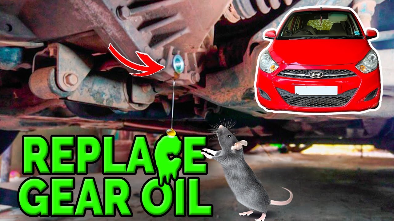 How To Replace Car Gear Oil - Hyundai i10 Manual Transmission | English