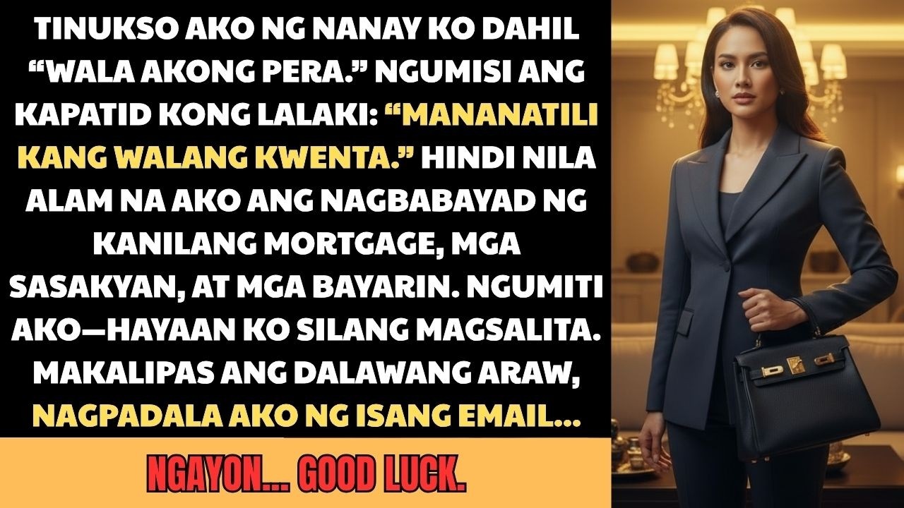 Pinagtawanan Ako ni Mama Dahil Wala Akong Pera — Pero Isang Email ang Nagbago ng Lahat