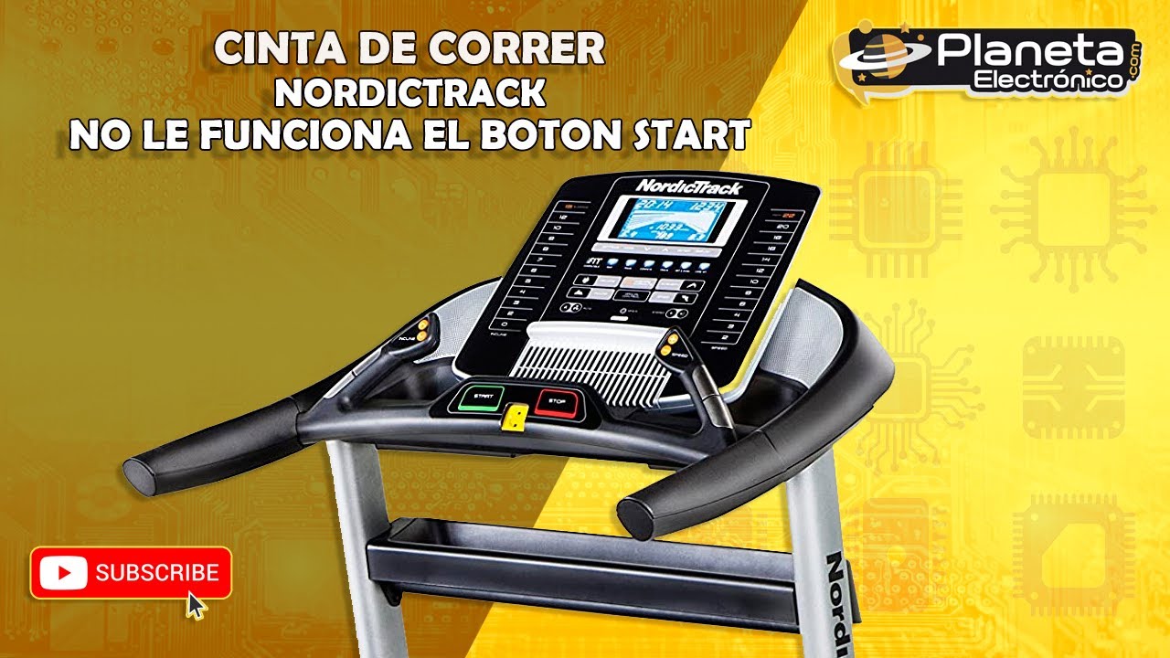 🏃‍♀️ 🏃 Cinta de correr no le funciona botón de inicio START ( NORDICTRACK )