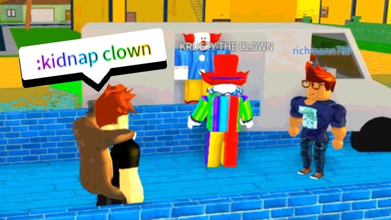 KIDNAPPING CLOWNS WITH ADMIN COMMANDS! (Roblox)