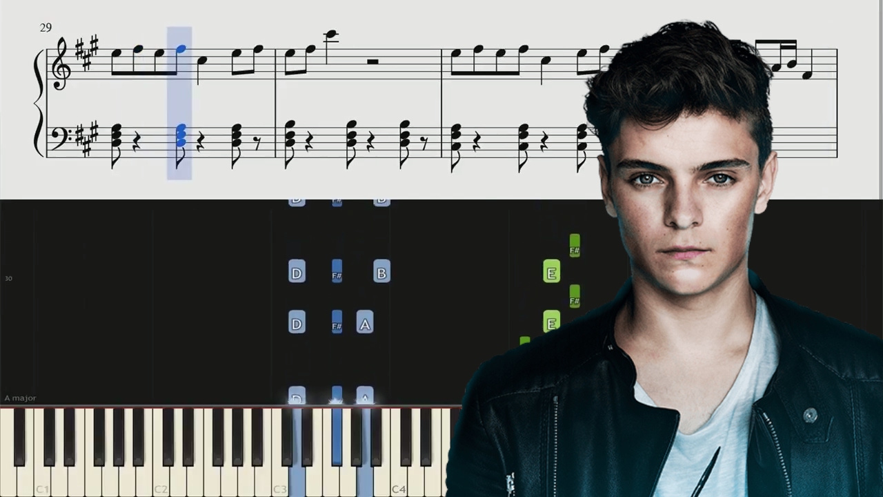 Martin Garrix & Troye Sivan - There For You - Piano Tutorial + SHEETS