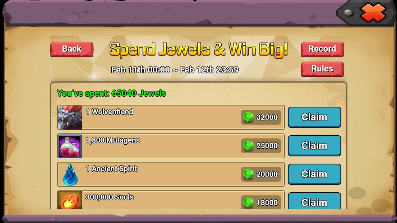 [Clash of Lords 2] Spending 114k Jewels