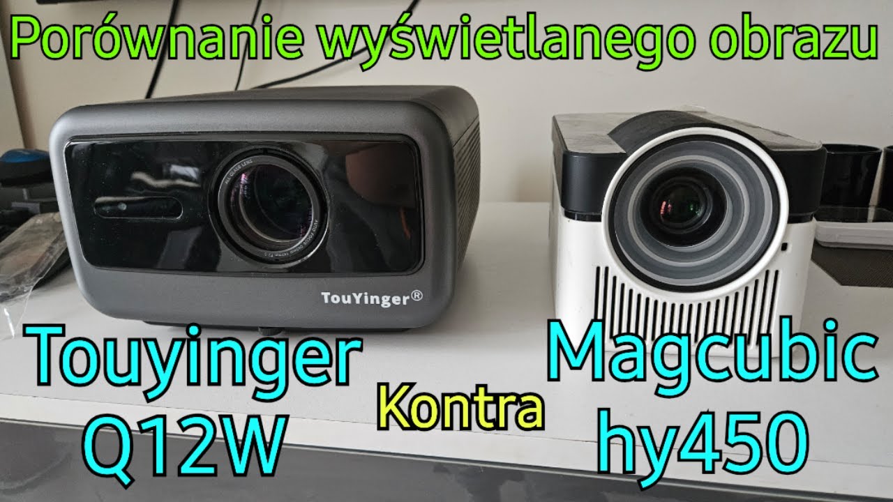 Magcubic hy450 i Touyinger Q12W Pro pojedynek tanich projektor&oacute;w