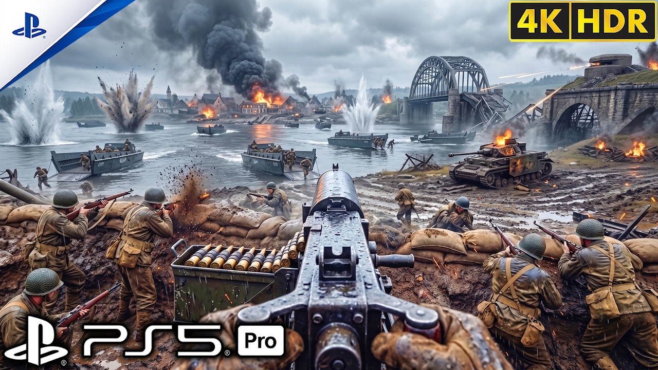 (PS5) Битва за Ремагенский мост 1945 | Ультрареалистичный геймплей [4K60FPS] Call of Duty