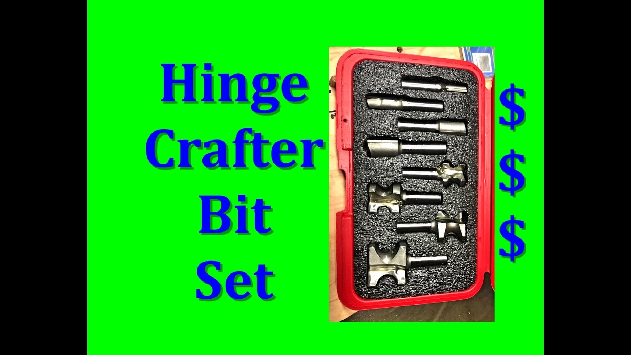 Save $$$ on Whiteside HingeCrafter router bit  set