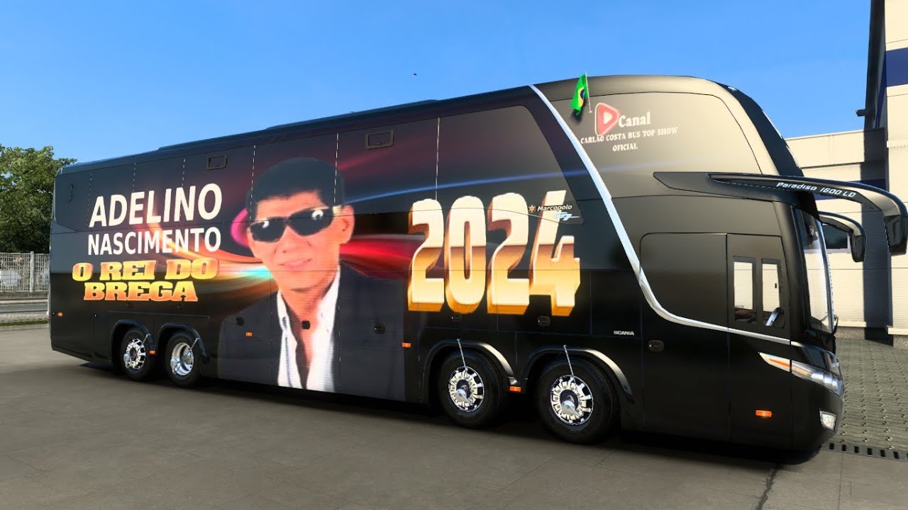 ADELINO NASCIMENTO O REI DO BREGA 2024 NO BUS TOP SHOW
