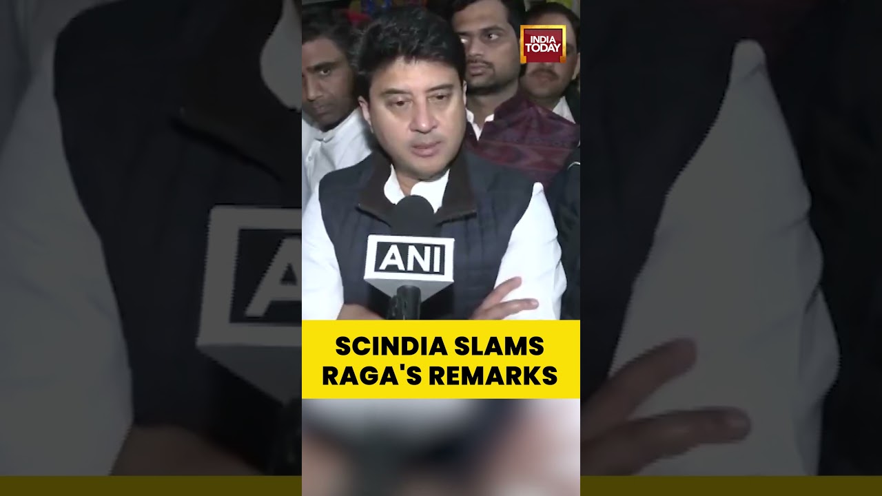 Scindia Slams Rahul Gandhi Over Remarks, Says Nation Progressing Under PM Modi |#jyotiradityascindia