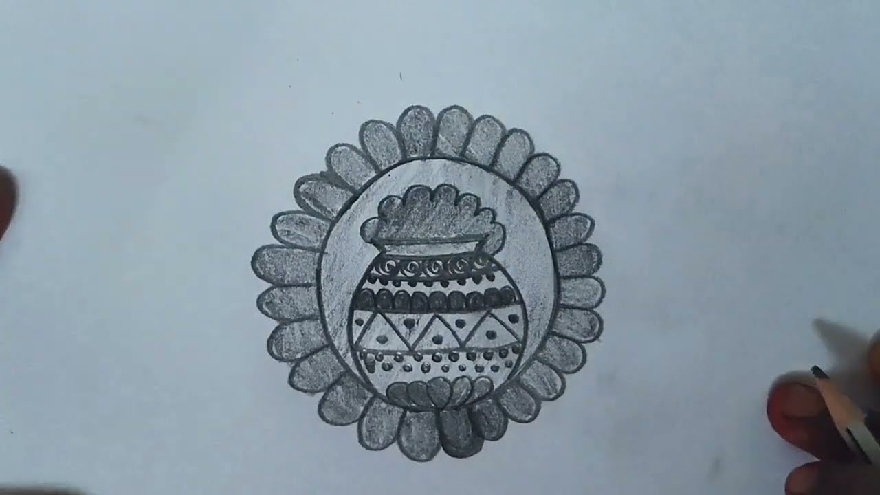 Pongal Special Kolam 🌺 easy kolam 🌺 Pongal rangoli design kolam 🌺@jagasrangoli#subscribe#trending 