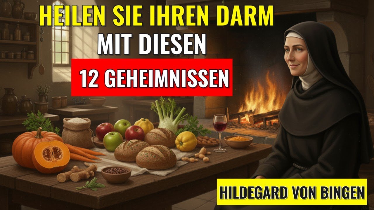 Die 12 geheimen Lebensmittel der Heiligen Hildegard von Bingen zur Darmheilung