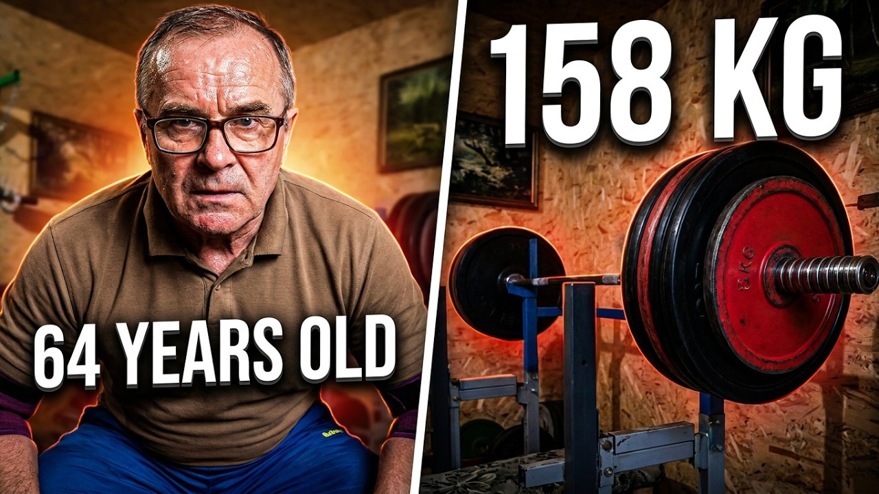 He’s 64 years old and can still bench press 158 kg