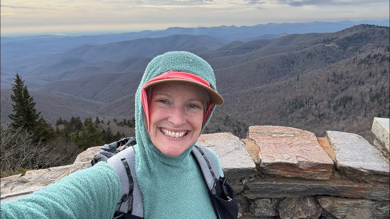 Super solo 9.8 mile hike via Blue Ridge Parkway: Devil’s courthouse, black balsam knob, little sam!