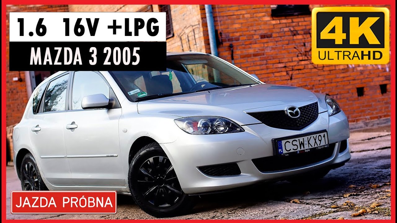 MAZDA 3 1.6 MZR 105KM (2005) +LPG jazda pr&oacute;bna
