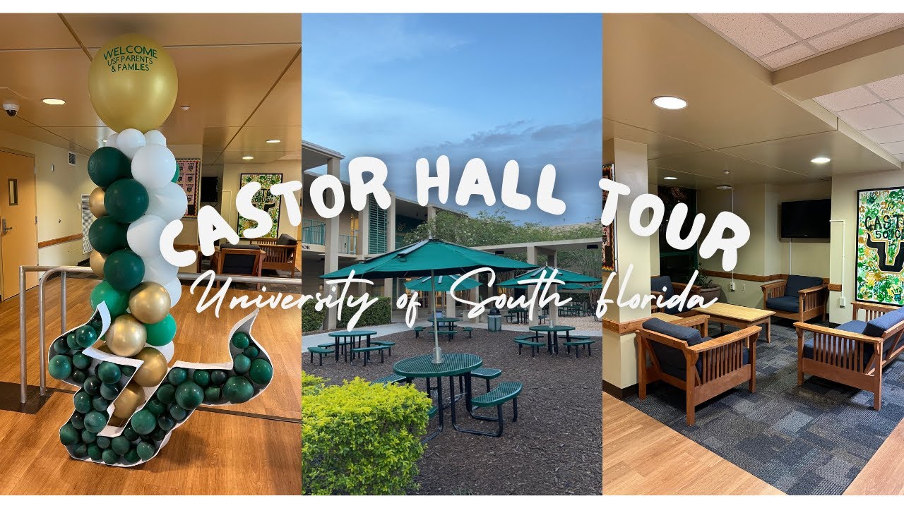 Castor Hall Tour | Traditional Style Dorm | University of South Florida | Tampa Campus