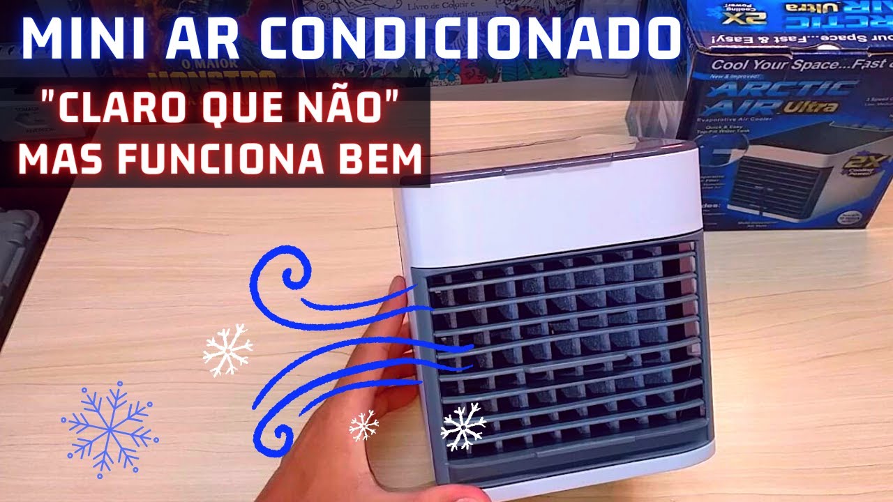ARCTIC AIR Ultra Mini Ar Condicionado, Só Que Não / E Sim Mini Um Climatizador Portátil USB / Review