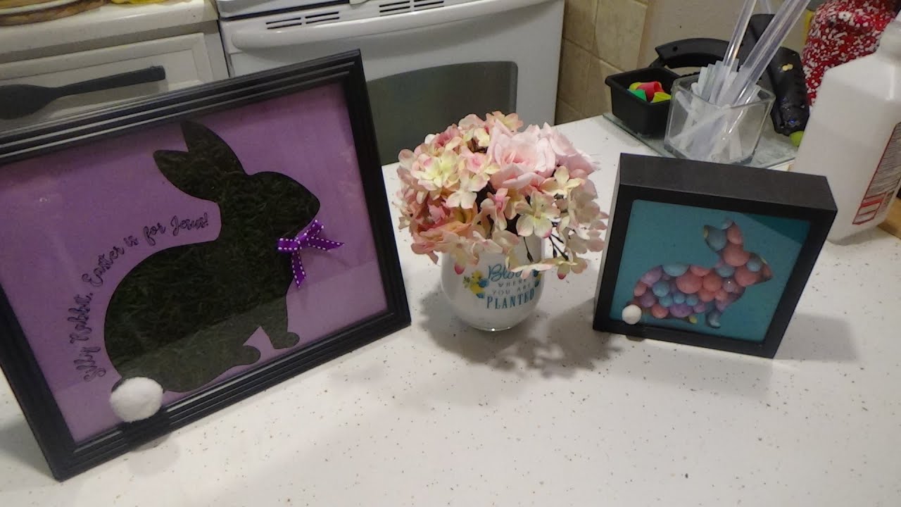 Dollar Tree Easter and Spring DIY Bunnies and Flowers