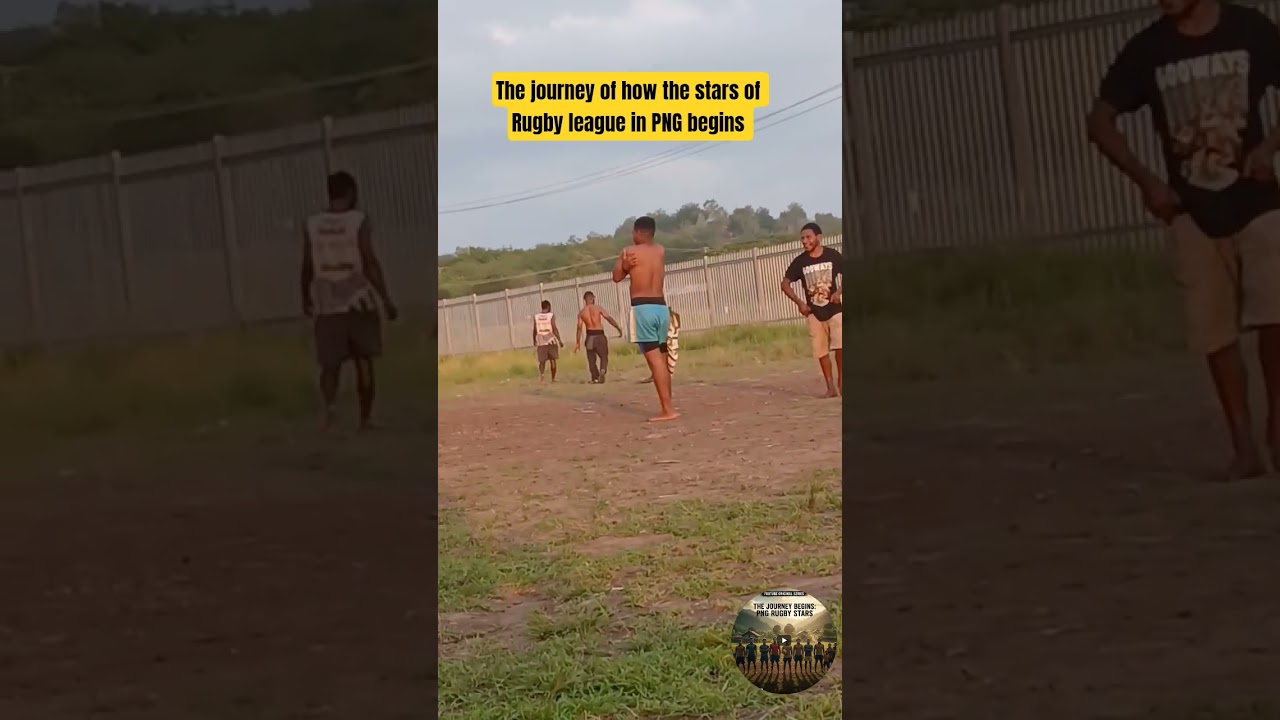 Emerging Rugby Stars. Is how the journey of the ones that have a name in RL in PNG begin