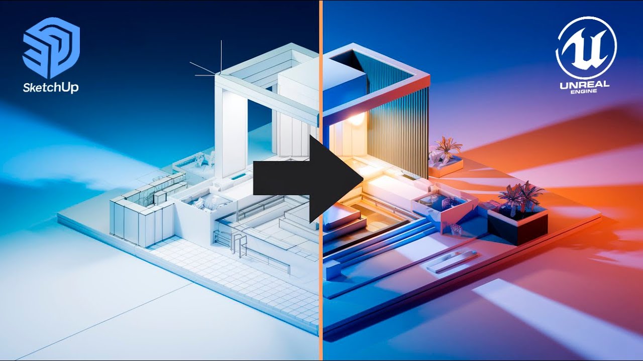 Como Importar e Reimportar Projetos do SketchUp para o Unreal Engine 5