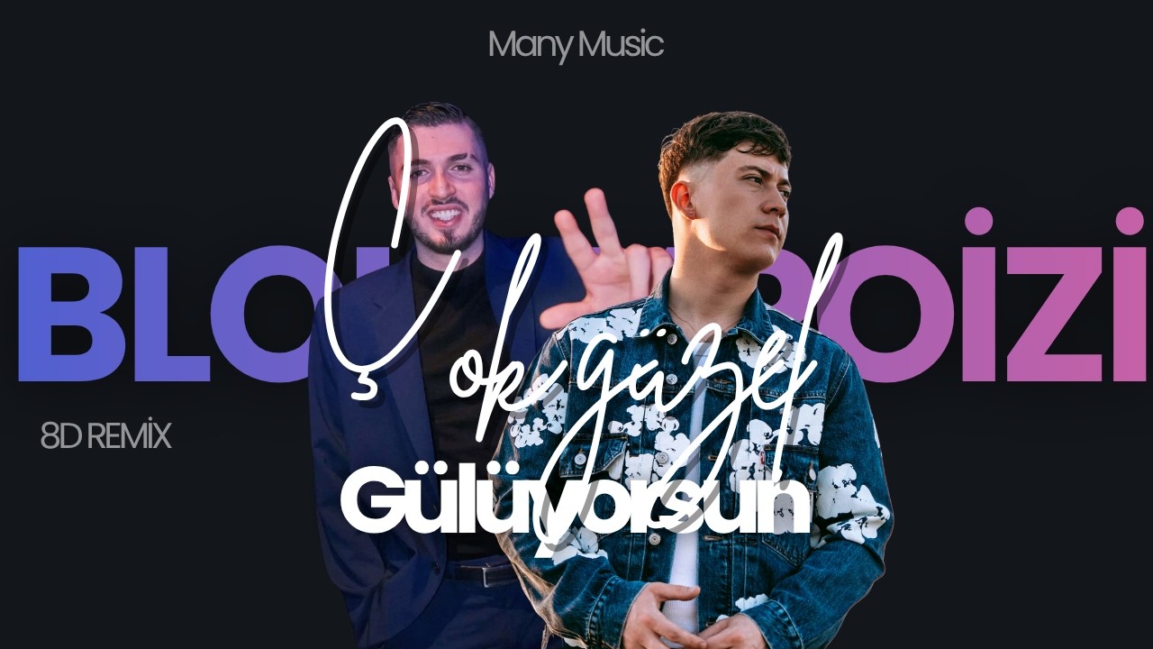 BLOK3 x POIZI - &Ccedil;ok G&uuml;zel G&uuml;l&uuml;yorsun (8D AUDIO + LYRICS)
