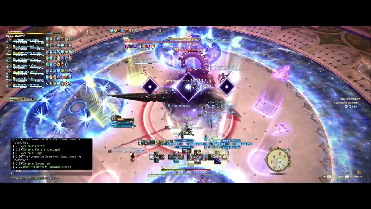 FINAL FANTASY XIV - Recollection Extreme (Zelenia EX) Clear - MCH PoV