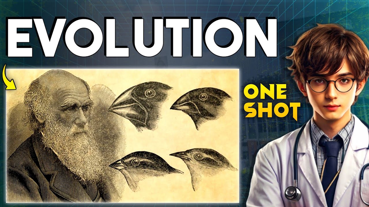 Complete EVOLUTION in One Video | Class 12 Biology NEET 2025