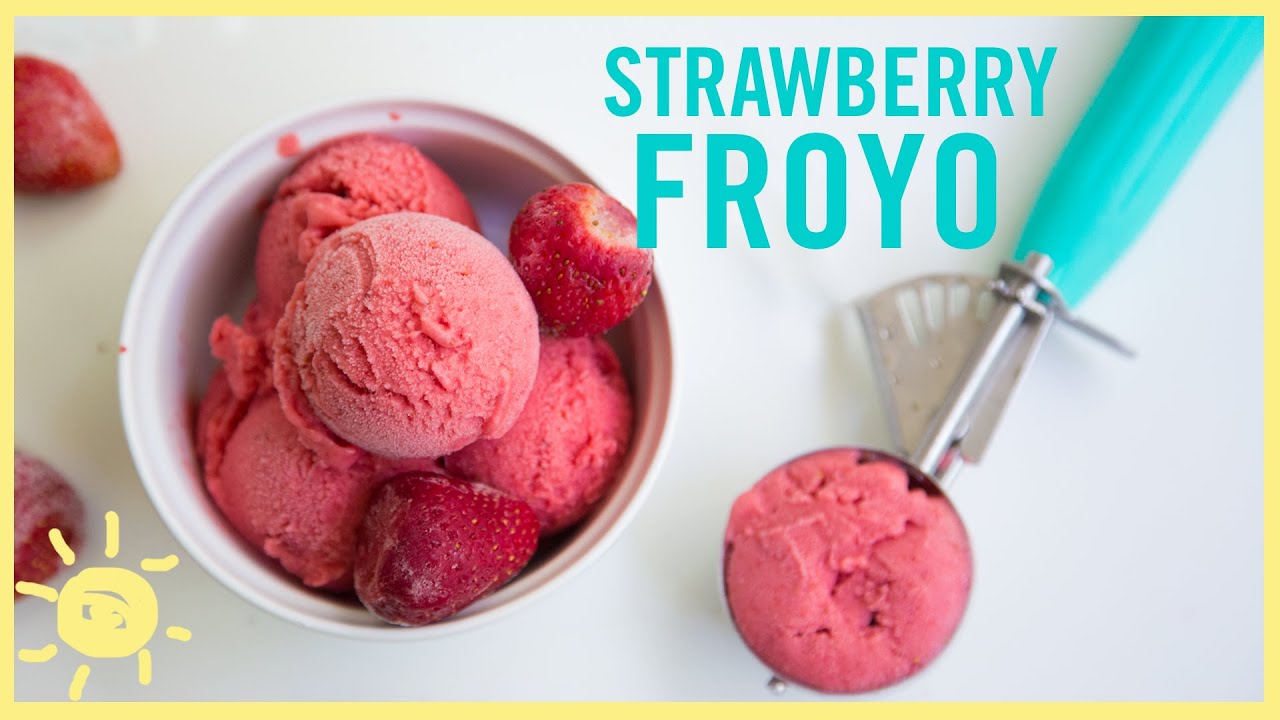 EAT | Strawberry Frozen Yogurt