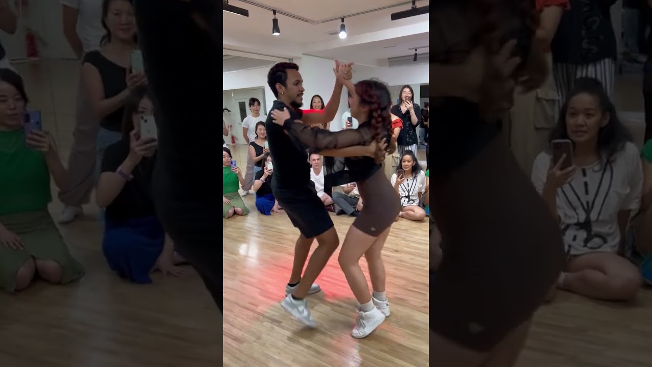 Marck and Melyssa -Demo Brazilian Zouk on Thursday- Tokyo,Japan 2024.
