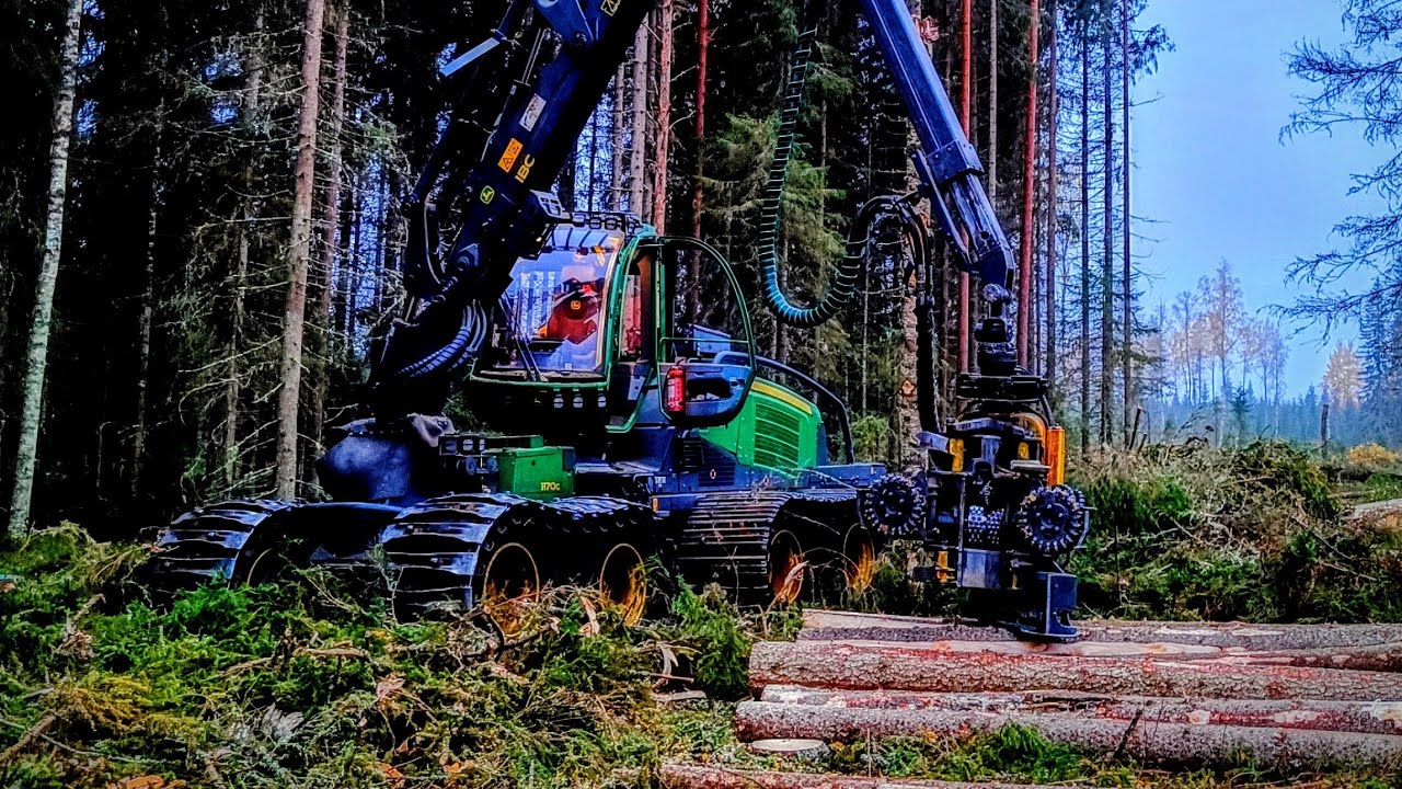 300M3 Hehtaarilla puuta! Miten Jontikan kävi savotalla John Deere 1170G H423 IBC