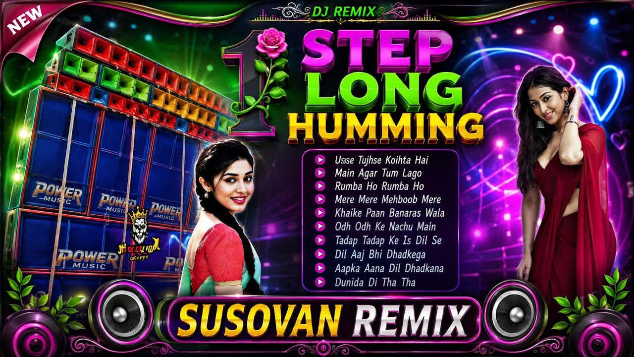 Dj Susovan Remix 1 Step Long Humming Bass Hindi Songs 💨 90s Hindi Romantic Edm Dance Song Dj Remix 