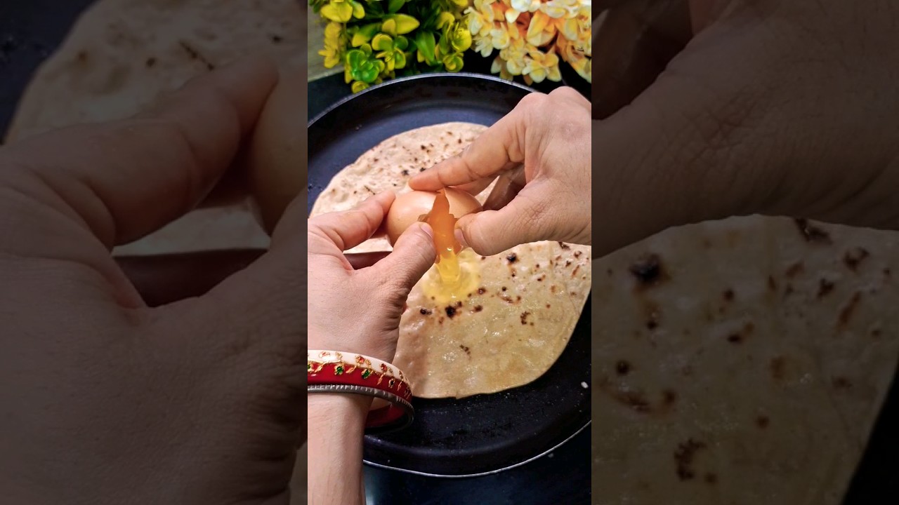 Chapati Egg Roll Recipe#shorts#egg#1minrecipes#roti#leftoverricerecipe##easy#viral#trending#youtube
