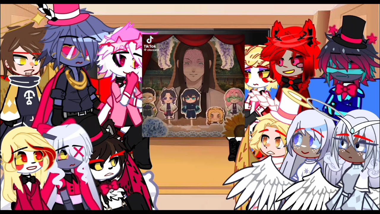 Hazbin hotel temporada 1 reaccionan a../parte tres/