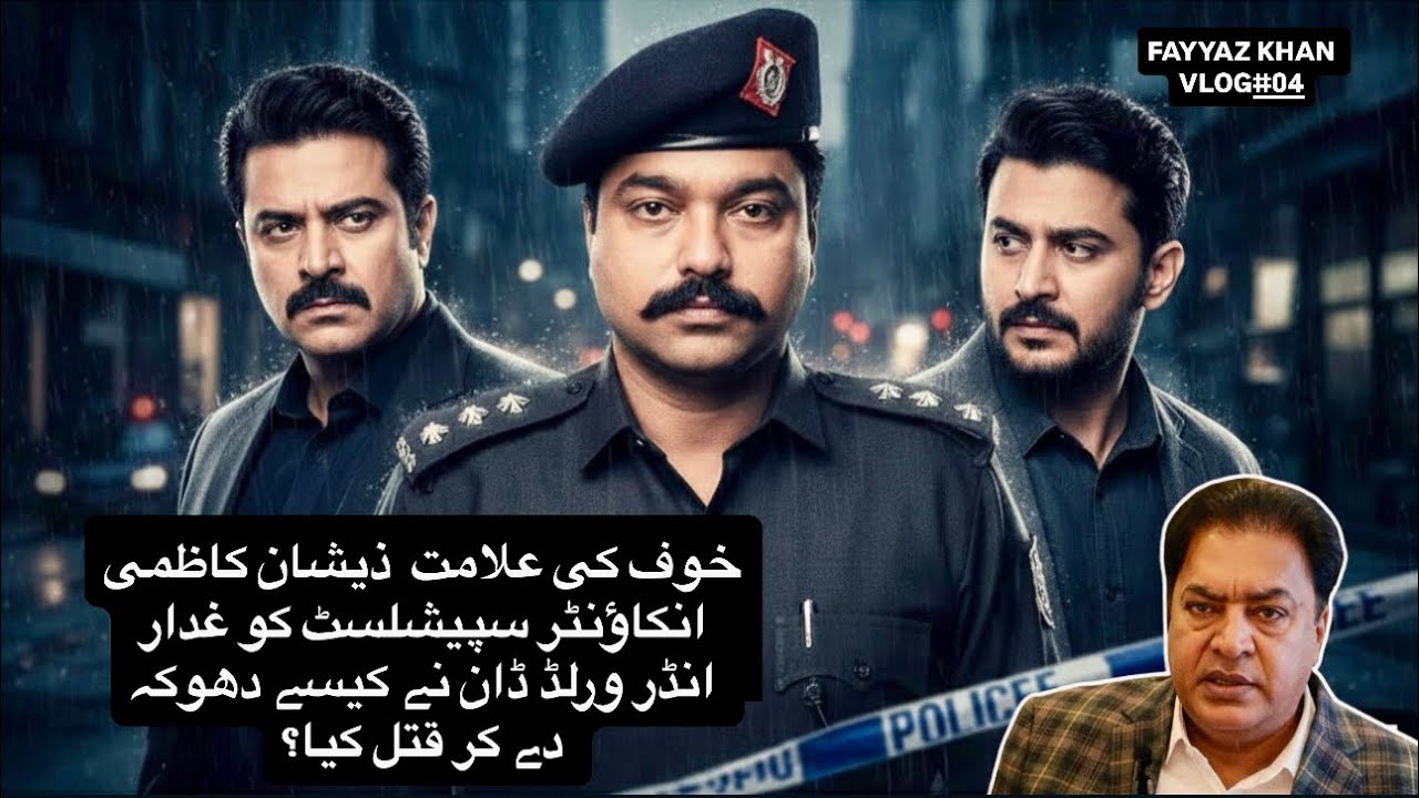 Encounter specialist Police Officer Zeeshan Kazmi who killed more than 100 criminals