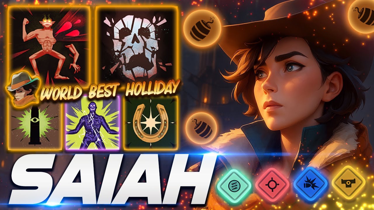 Saiah - WORLD BEST HOLLIDAY - Deadlock Pro Gameplay & Guides [Watch & Learn]