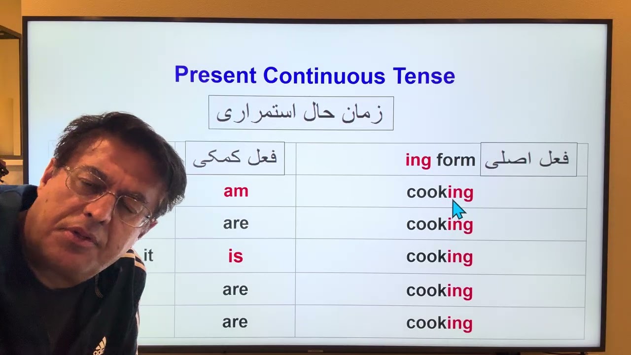 Conjugation of the Verb to Cook. #آموزش_زبان_انگلیسی #afghan #afghanistan #گرامر_زبان_انگلیسی #iran 