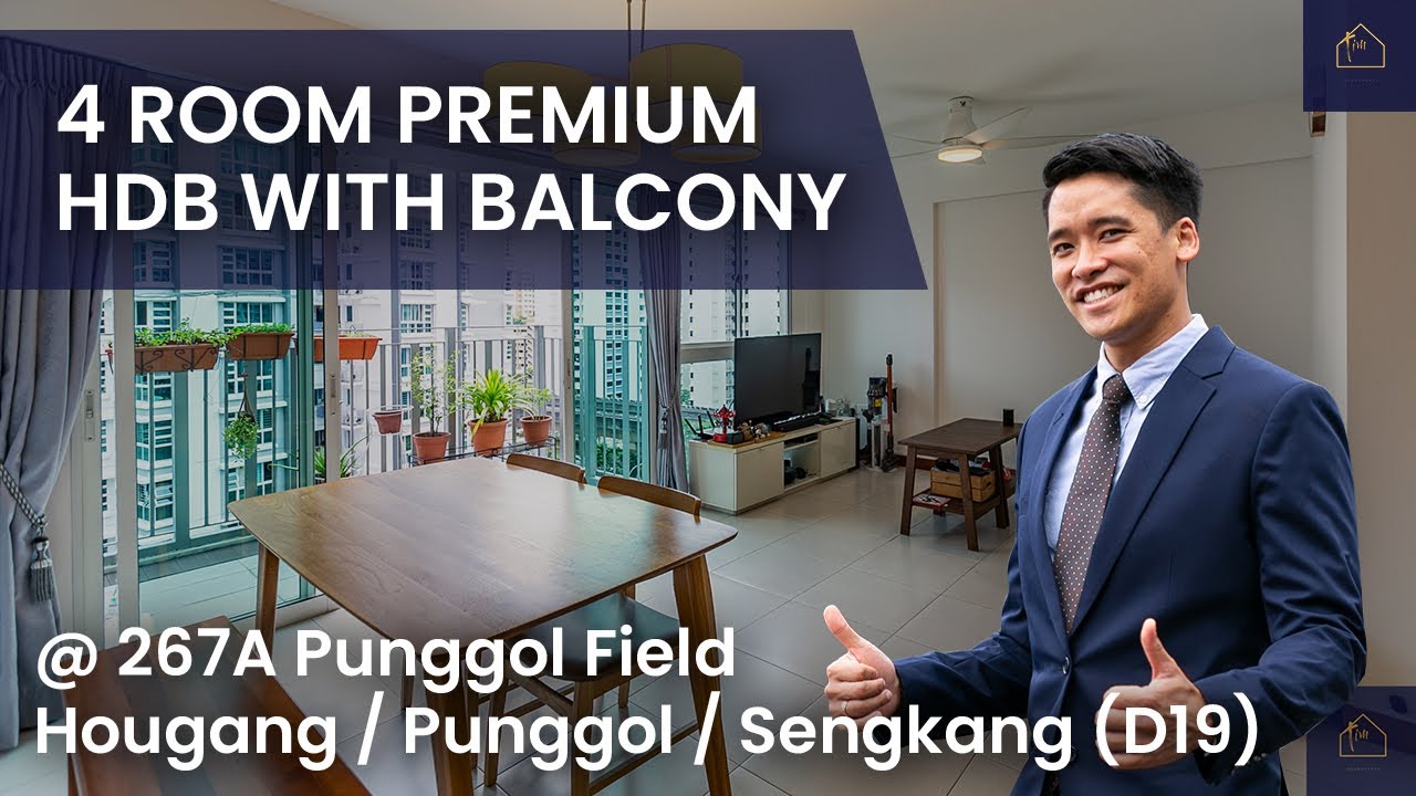 4 ROOM PREMIUM HDB WITH BALCONY | 99 SQM (RARE) | 267A Punggol Field