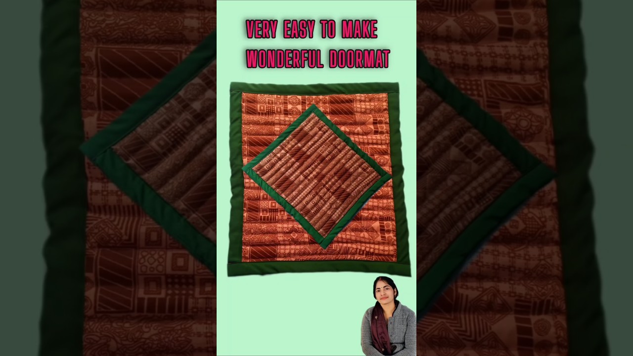 DIY DOORMAT MAKING AND STITCHING PROCESS / How to make Doormat 