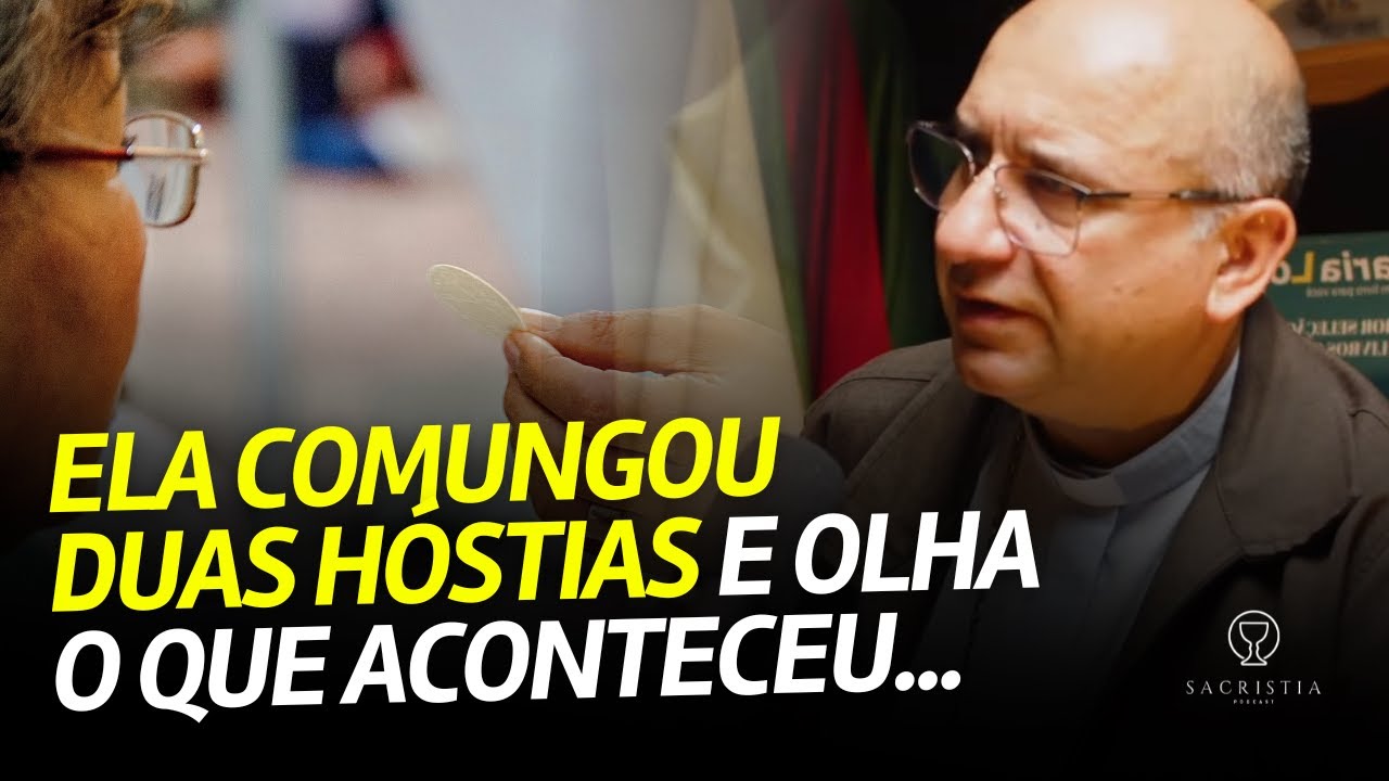BISPO REVELA MILAGRE ESCONDIDO NA EUCARISTIA | SACRISTIA COM DOM ROGÉRIO