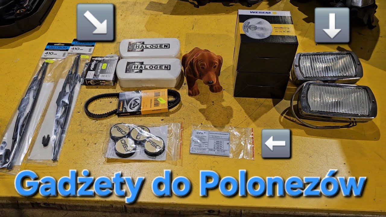 FSO Cars Polonez, montaż tabliczki znamionowej, halogenów i kapselków do felg OZ