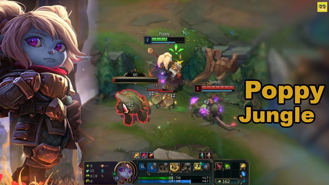 How to play Poppy jungle | Poppy jungle build tank