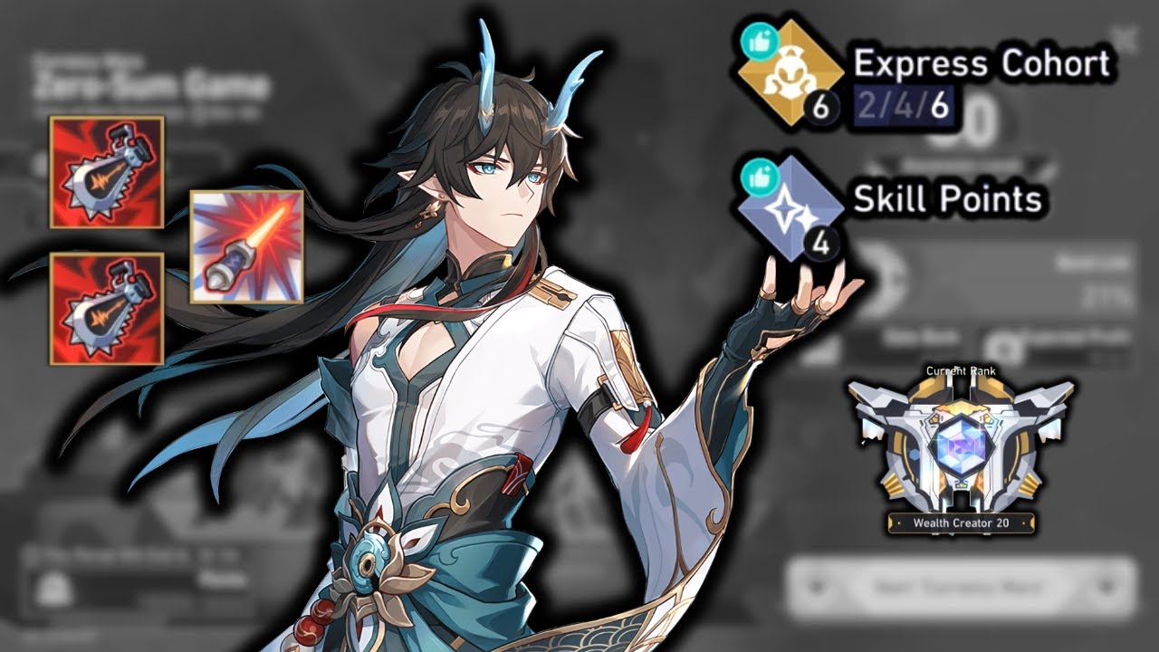 Dan Heng IL With 6 Express Cohort & 4 Skill Points | Currency Wars  Full Run