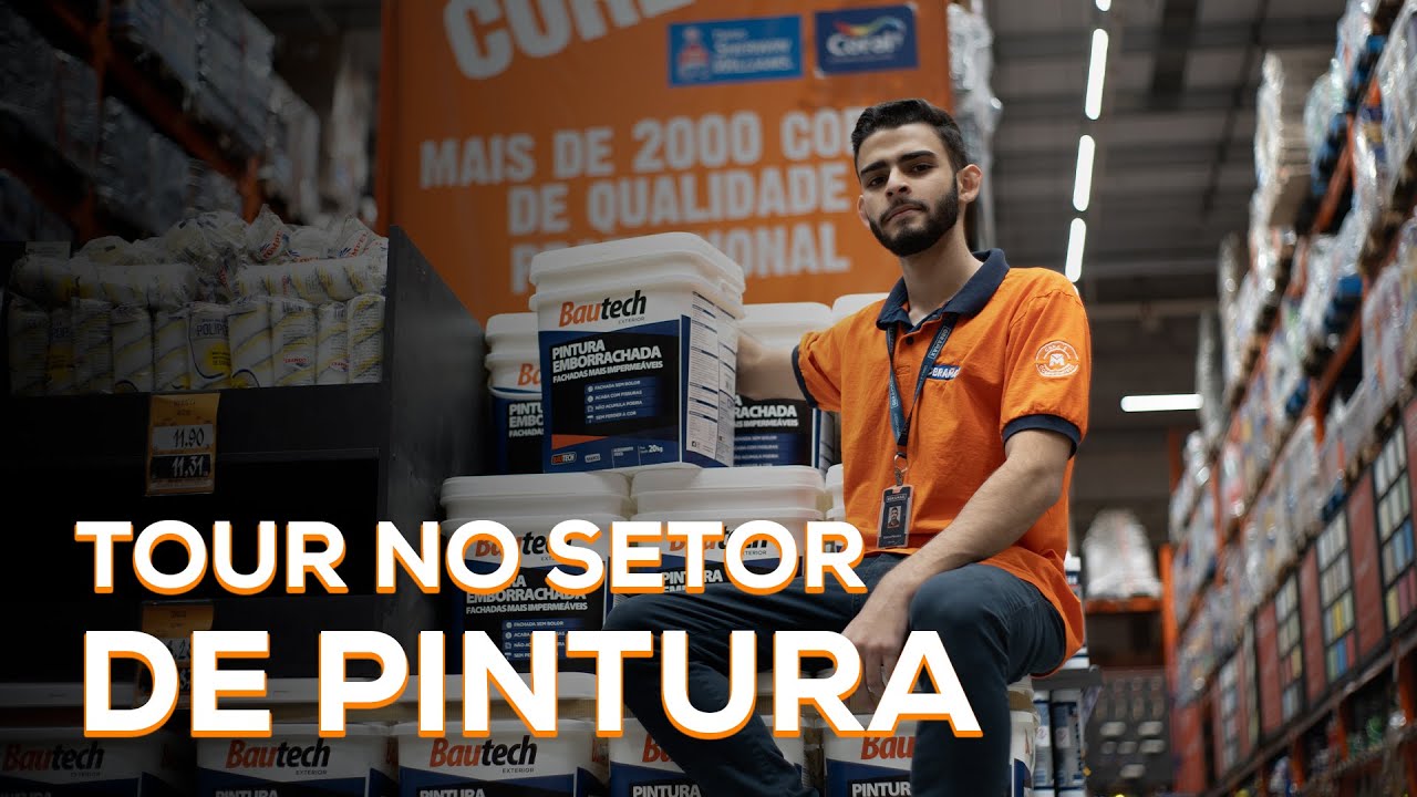 Tour pelo setor de Pintura | Encontre tudo na Obramax
