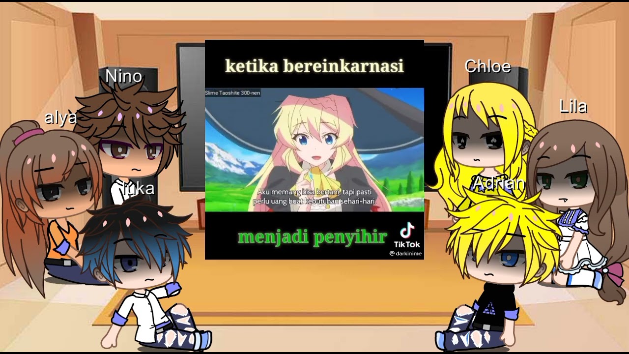 Mlb react to Marinette as asuza y/n as elaina //gacha club