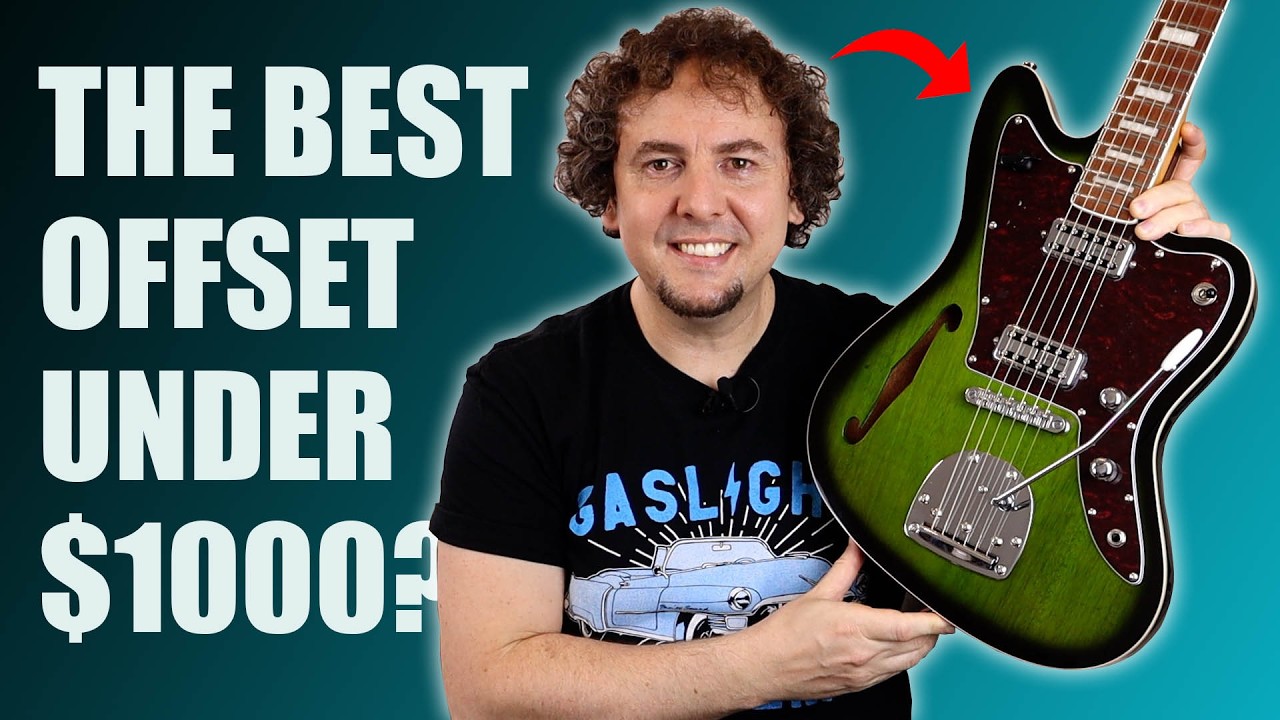 Vintage REVO Series Surfmaster Thinline Twin | The best new sub $1000 offset guitar? Review & Demo