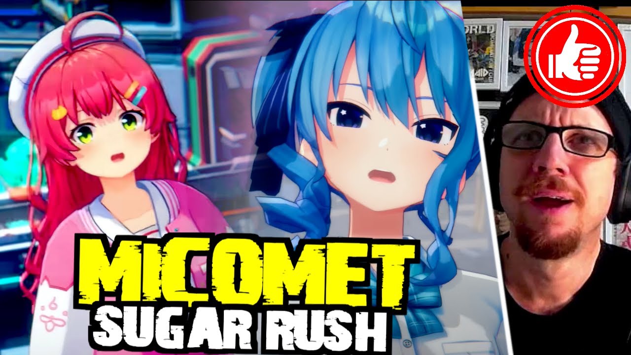 miComet 🍭「 SUGAR RUSH 」...reaction to Hoshimachi SUISEI + Sakura MIKO's elite duet!『 シュガーラッシュ 』