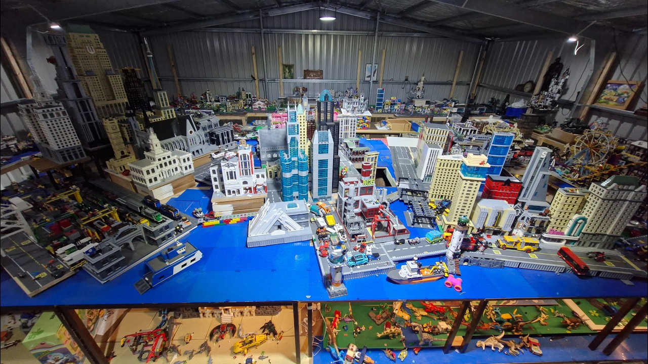 LEGO City Update! Massive Batcave, New Train Line & Layout Expansion