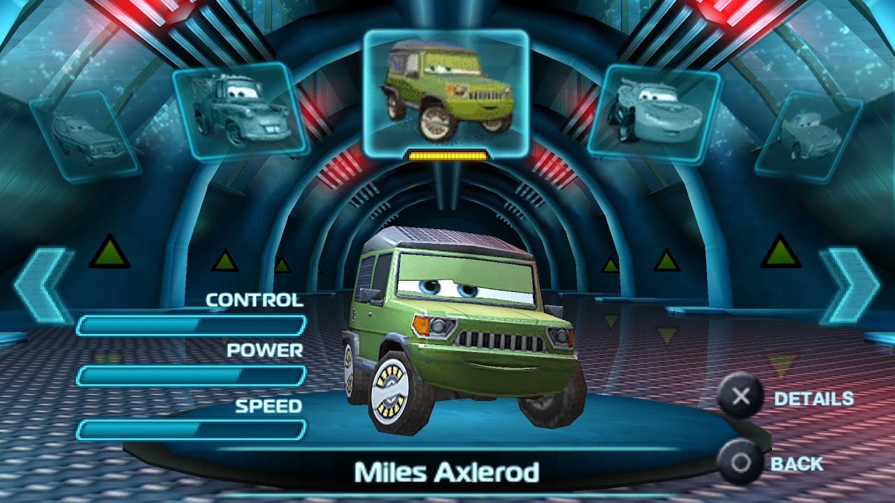 Cars 2 PSP - Miles Axlerod Gameplay (PPSSPP)