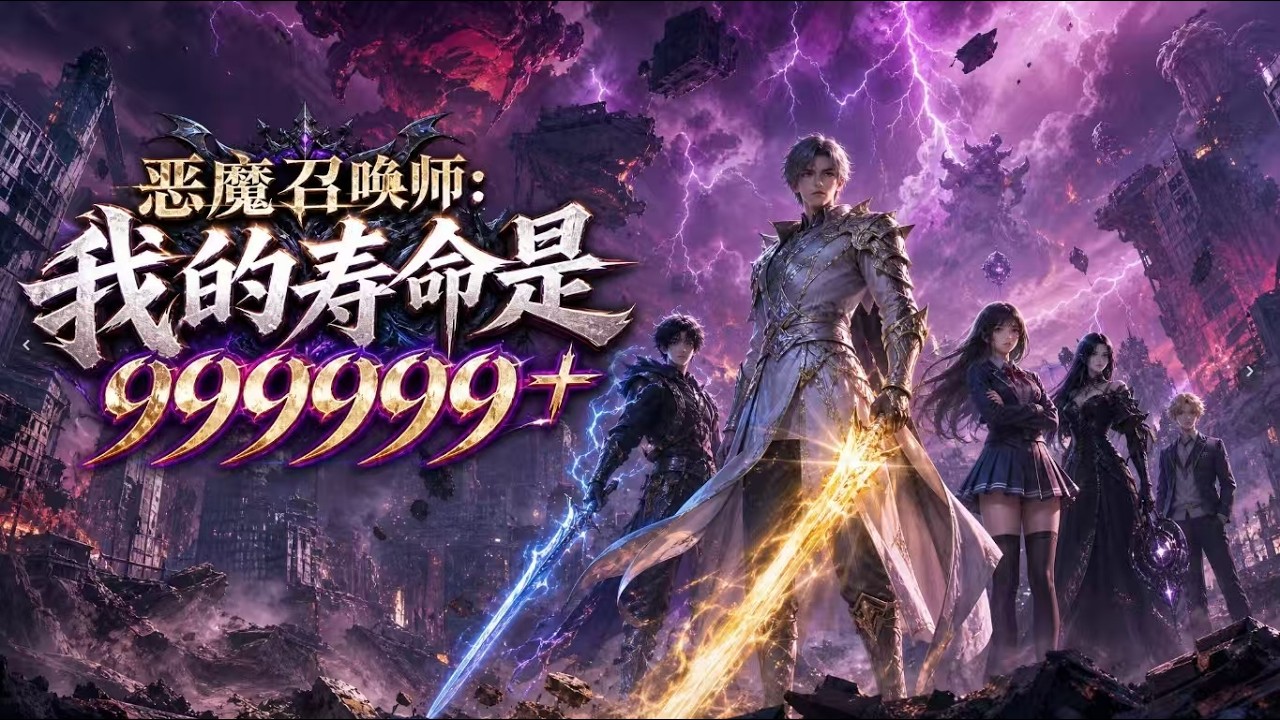 新番上线📢《恶魔召唤师：我的寿命是999999+》#最新漫剧 #漫剧合集 #一口气看完 #动漫 #anime #AI漫剧