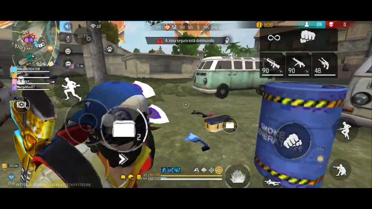 FREE FIRE🔥 - BR RANQUEADA - Partida 01