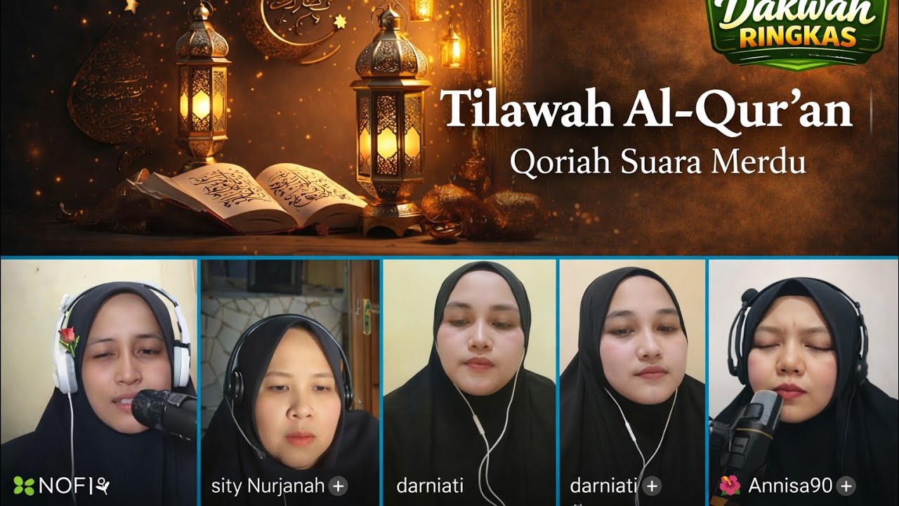 Murottal Al-Qur'an Live 🎧 Suara Qoriah Menyentuh Jiwa 