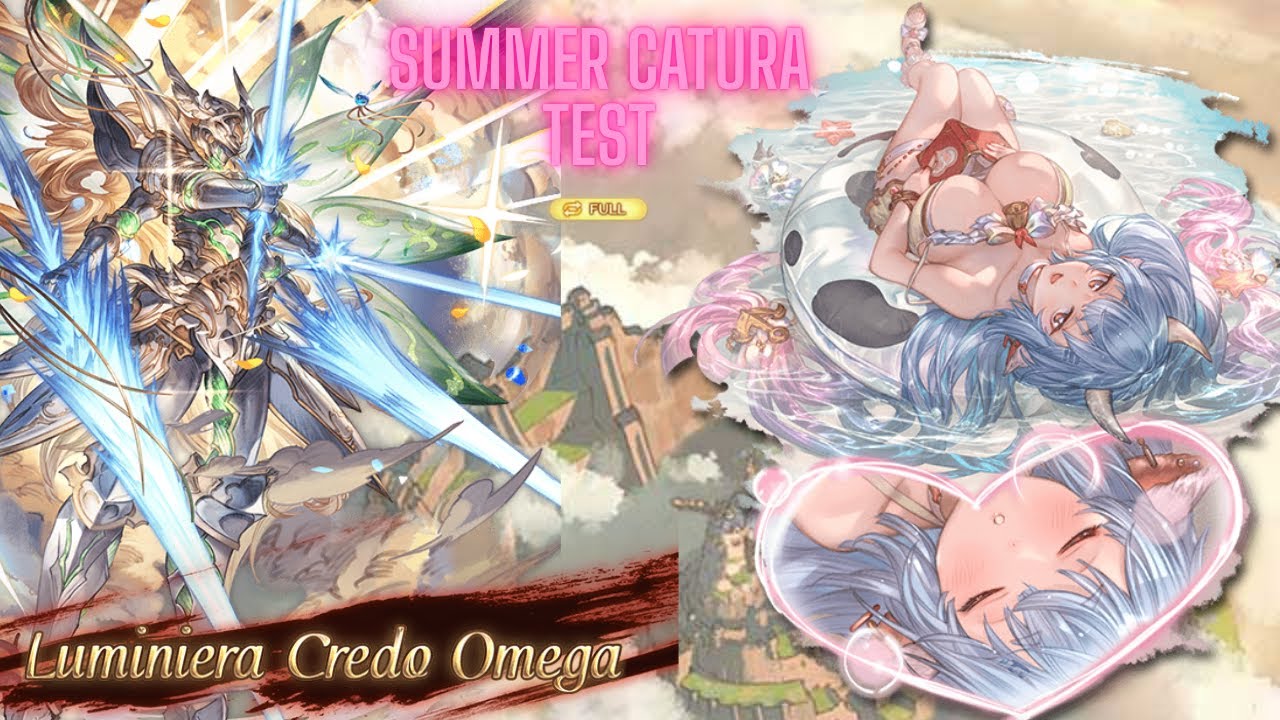[GBF] S. Catura Showcase – vs Luminiera Credo Omega FA (Magna) | 水着シャトラ紹介 – 水着シャトラ vs シュヴァリエ・マグナ・クレド